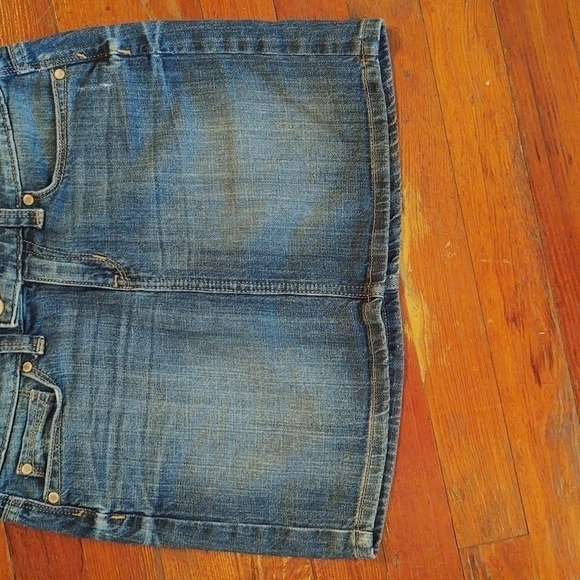 Gap Factory Denim Skirt Sz 1 - Picture 3 of 7